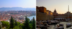 Split and Dubrovnik