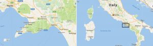 Amalfi-Coast-Capri-Naples-Italy-Maps-2Panel-Itinerary